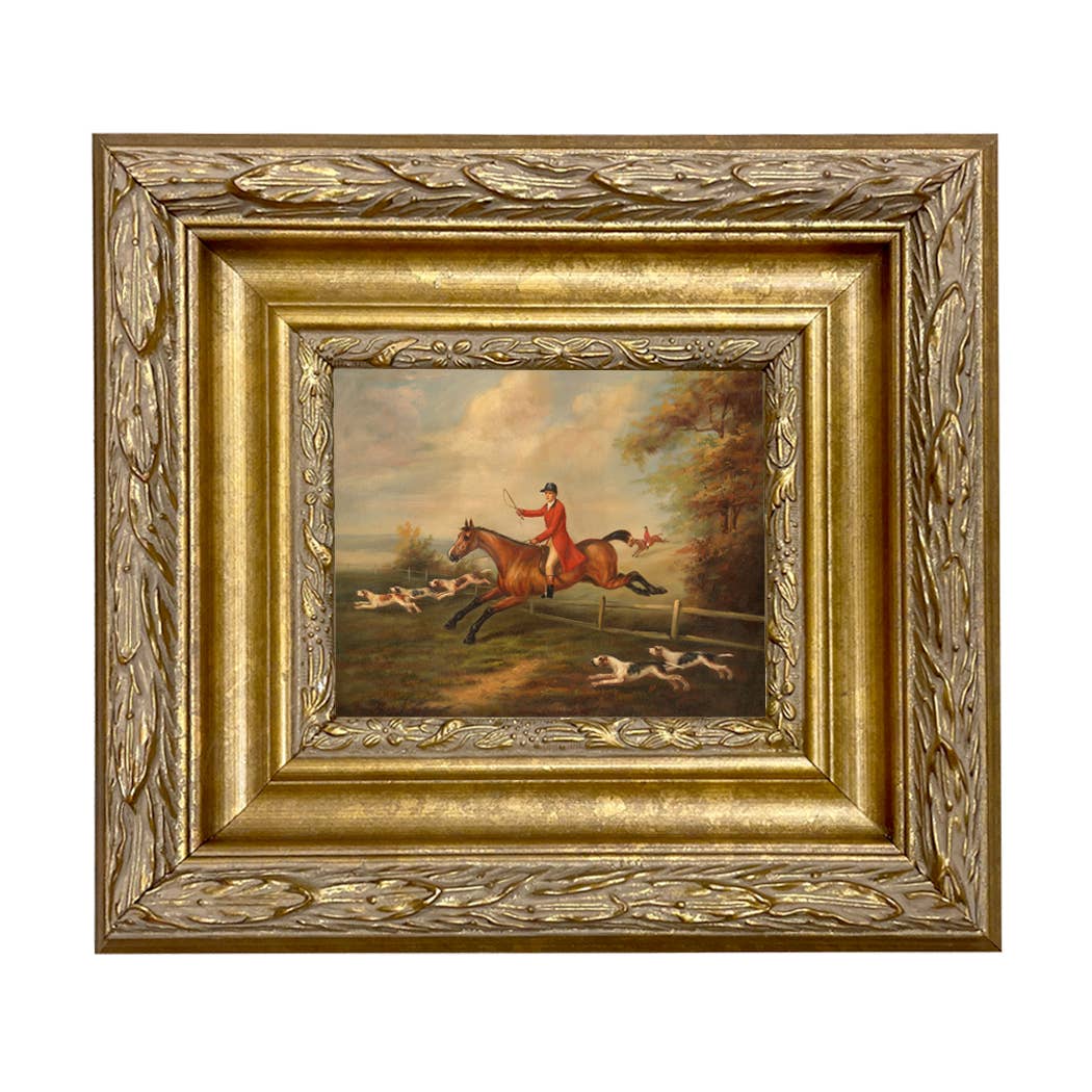Madison Bay Co. - Historical Home Decor Reproductions - Wholesale Painting/Drawing - Fox Hunting Scene Vintage Painting Print on Canvas9
