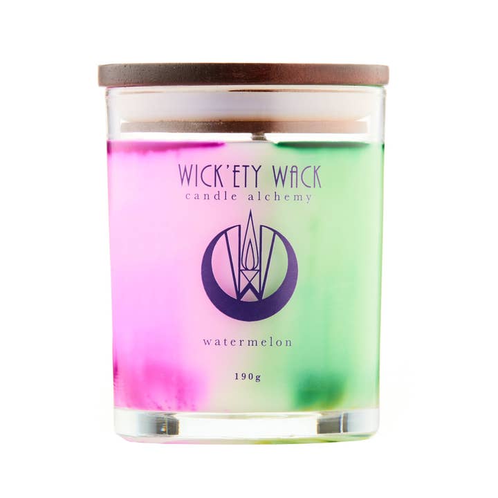Watermelon Candle for wholesale by Wickety Wack Candles