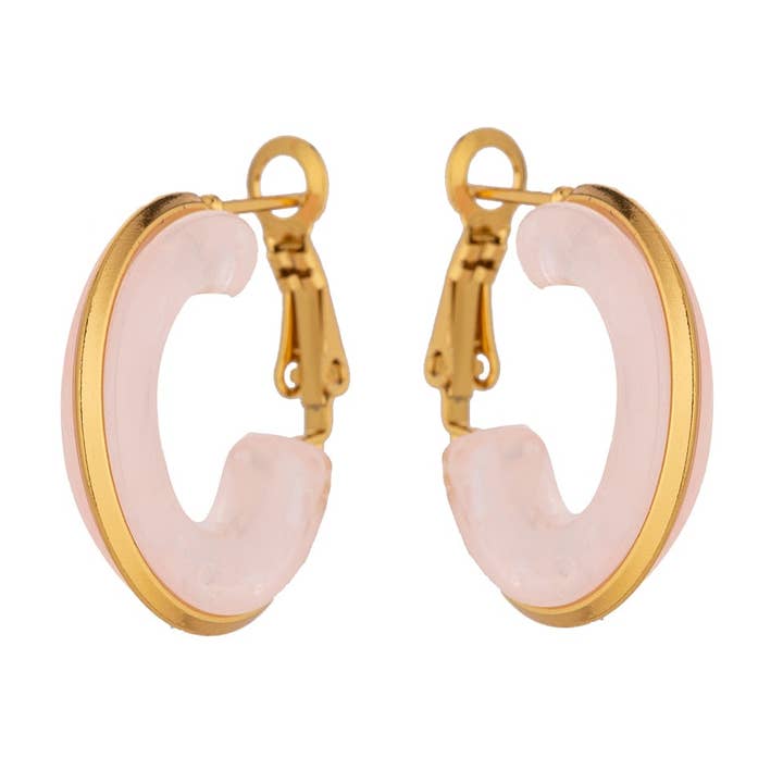 Simply Jewels - Wholesale Dangle Earrings - Chic Stainless Steel EA-03450