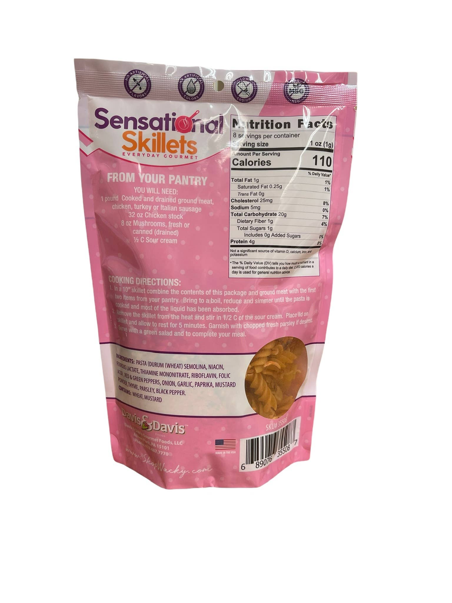 Davis & Davis Gourmet Foods - Vente Pâtes - Poêle Stroganoff Stroganoff1