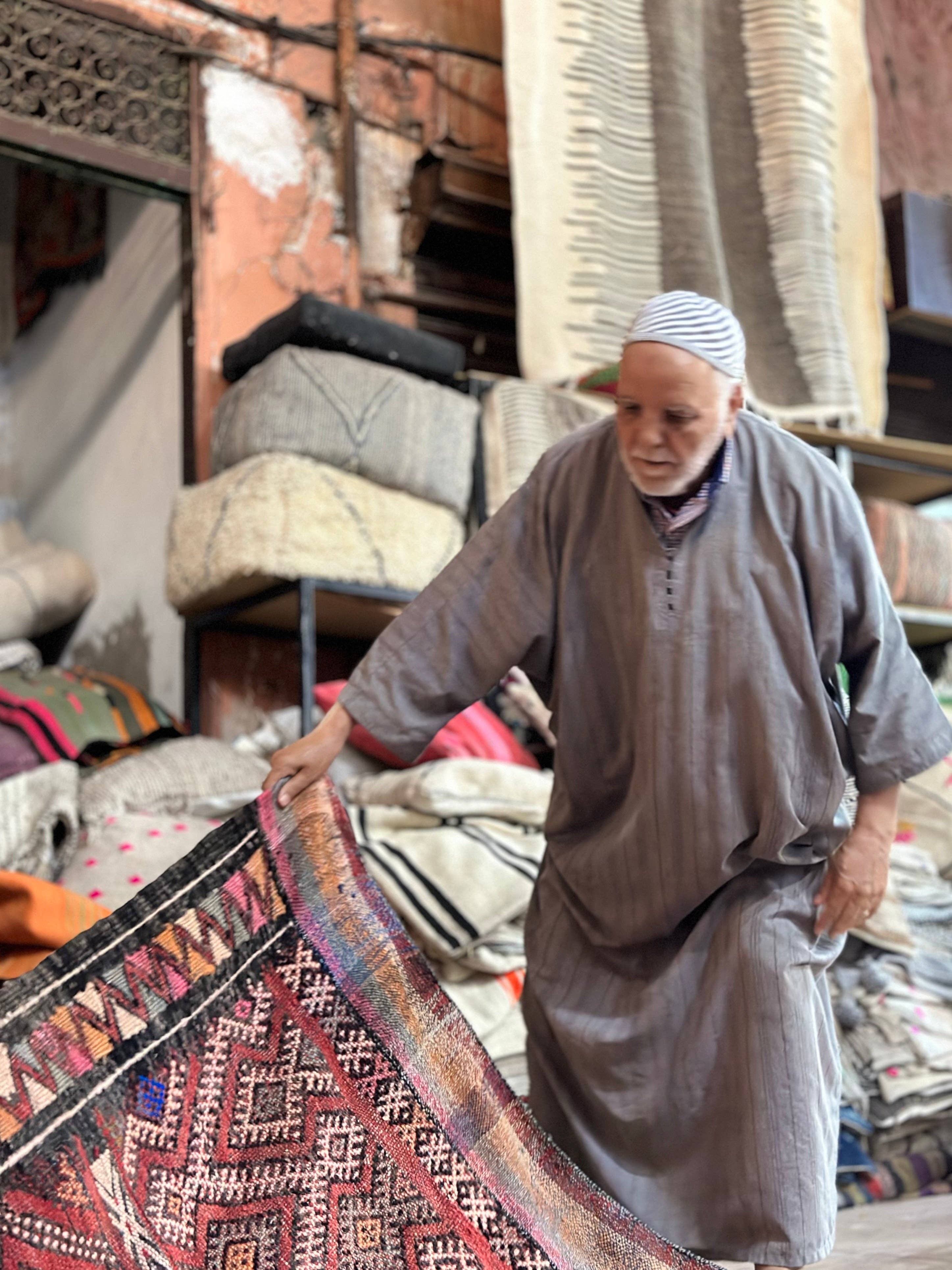 SOUK in the CITY - Wholesale Pouf - UNIQUE Upcycled Berber Poufs - PATCHWORK18