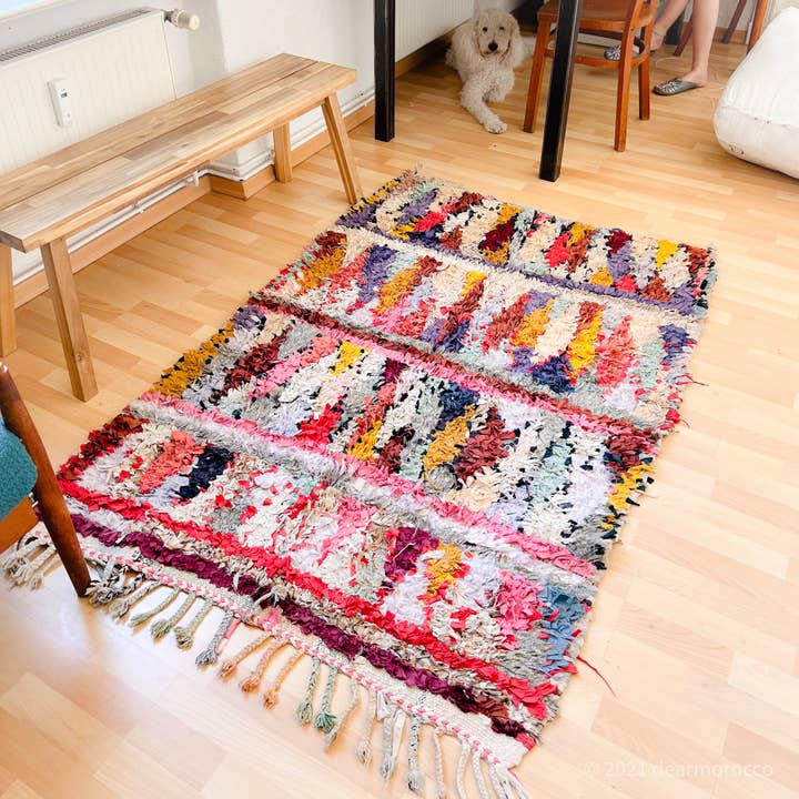 dear Morocco - Wholesale Area Rug - Ready to ship// BOUCHEROUITE RUG //Vintage Moroccan