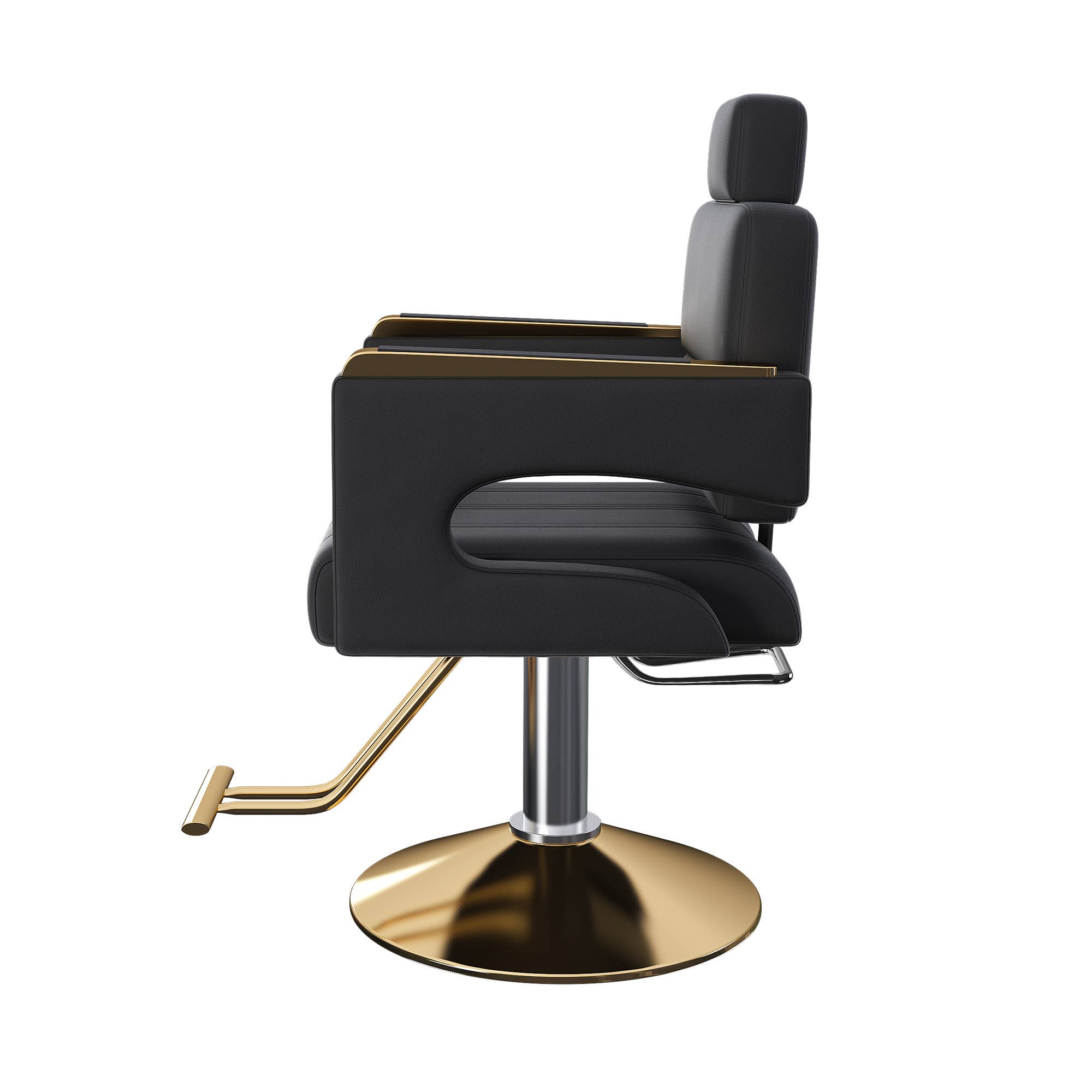 39F Inc. - Wholesale Chair - Black & Gold Professional Hydraulic Barber Salon Chair 14