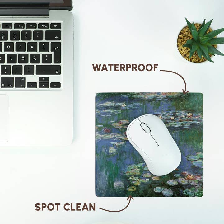 3dRose - Wholesale Mousepad/Trackpad - 3dRose, Waterlilies by Claude Monet Impressionist , Mouse Pad6