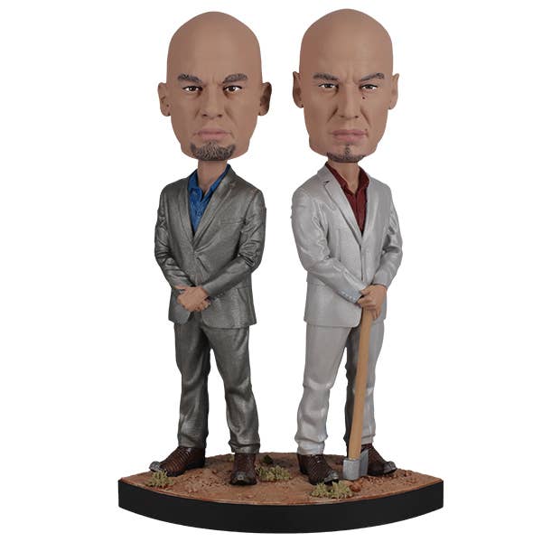 Royal Bobbles Breaking Bad: The Cousins Bobblehead and other Purchase Wholesale breaking bad. Free Returns & Net 60 Terms on Faire trending on Faire.