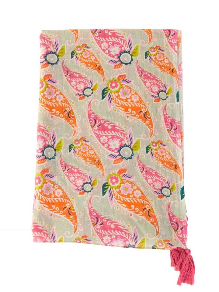 KT3432617_06 - KATOENEN PAREO, ÉÉN MAAT, KLEUR GROEN voor wholesale door Kbas