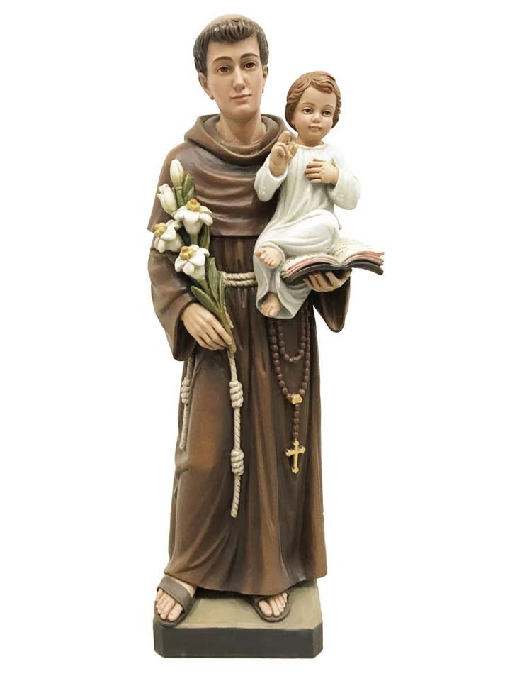 Saint Anthony of Padua with the Child and the Gesture of Blessing for wholesale by Dolfi