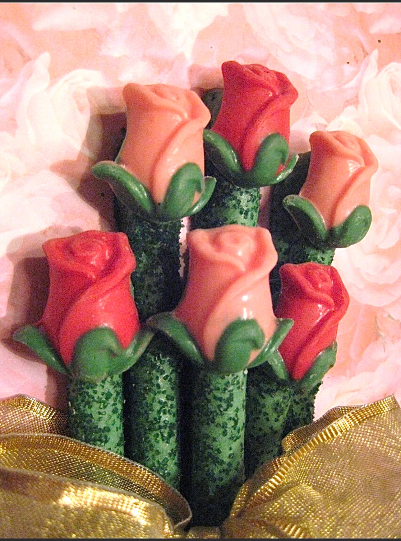 Delightful Chocolates - Wholesale Chocolate Covered Sweets - Long Stem Rose Chocolate Covered Pretzel Rods5