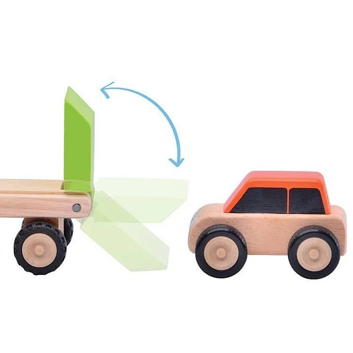 Beaming Baby - Wholesale Toy Car/Truck - Kids - Mini Flatbed Trailer (18+ months)