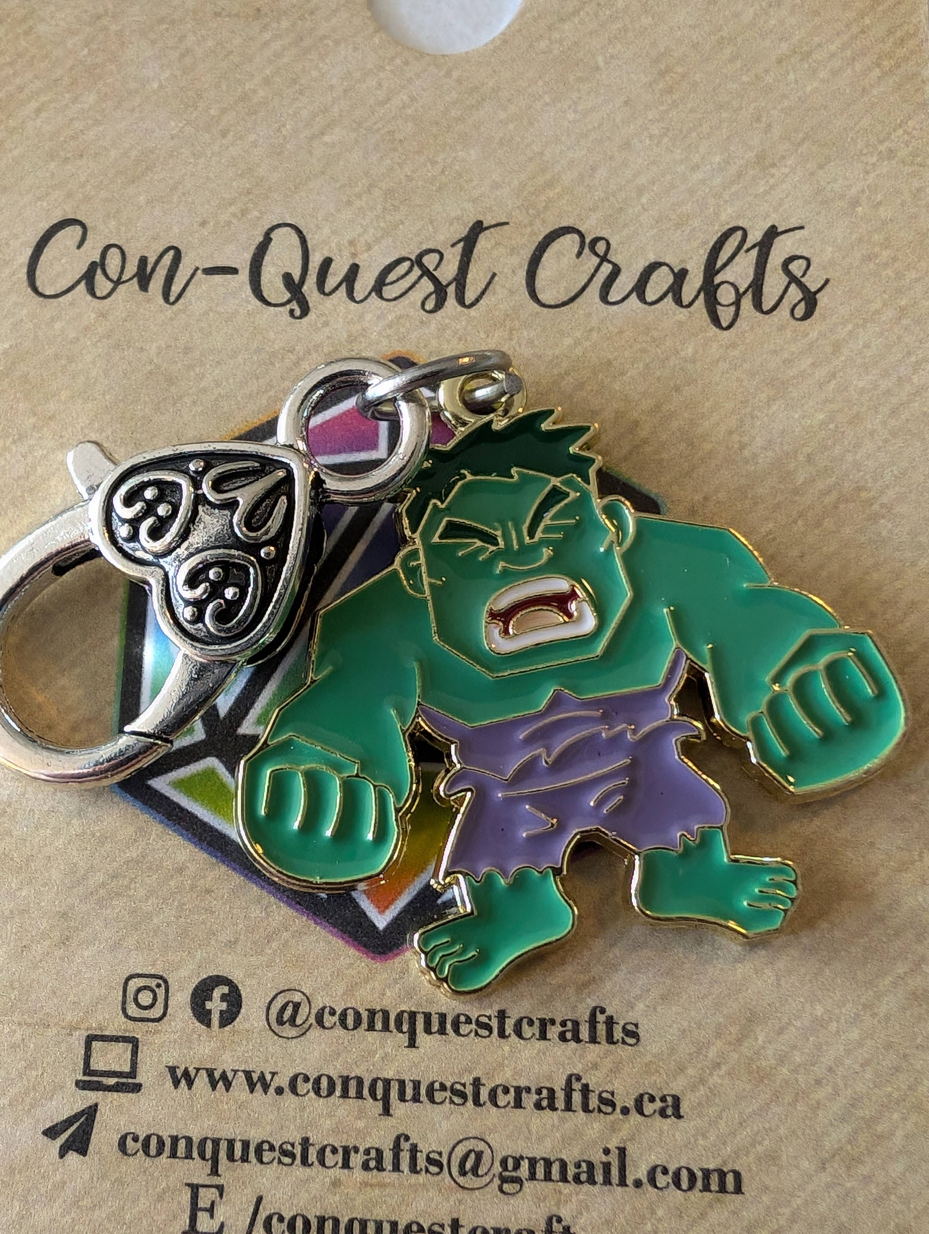 Con-Quest Crafts - Wholesale Jewelry Set - Superhero& Comic Inspired Earrings, Necklaces & Zipper Pulls13