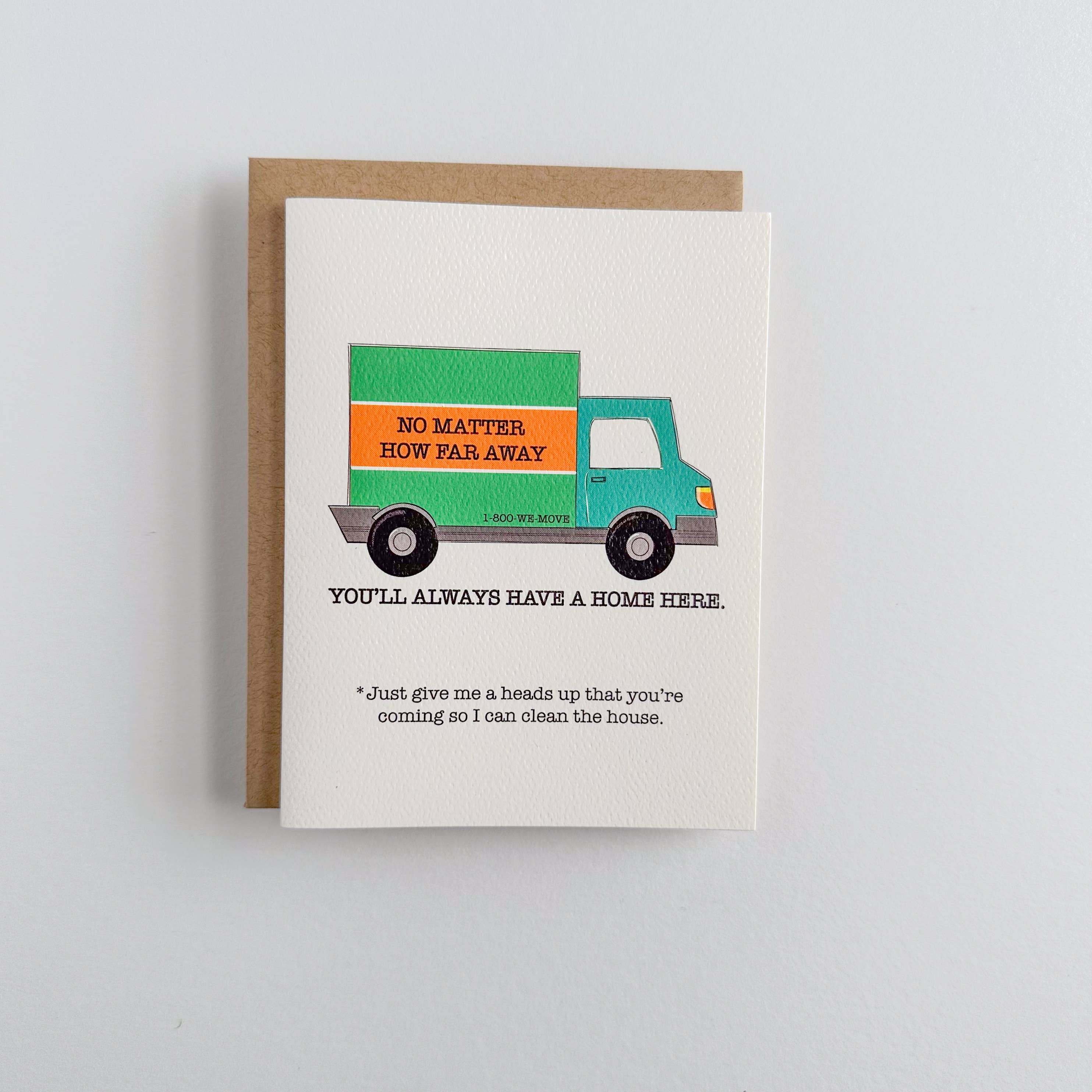 Wild Card Creations - Wholesale Aanmoedigingskaartje - Heb hier altijd een huis om weg te gaan1