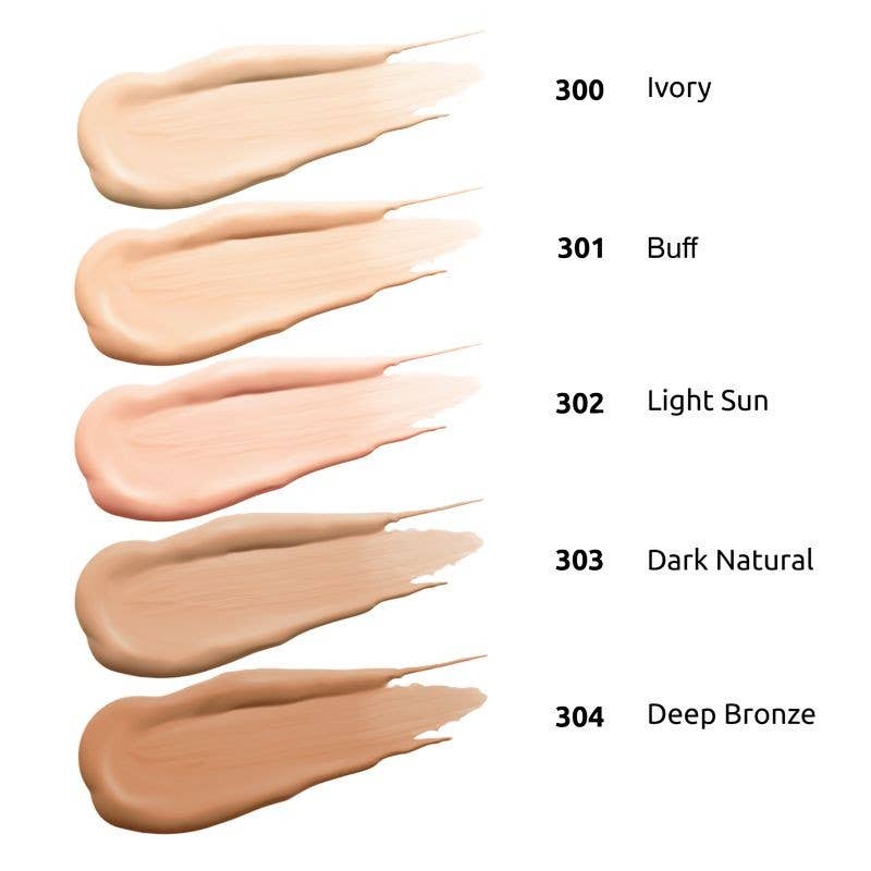 SDI-PARIS - Wholesale Foundation - Ideal Matt Foundation - 30 ml - 5 Shades - 300 Ivory4