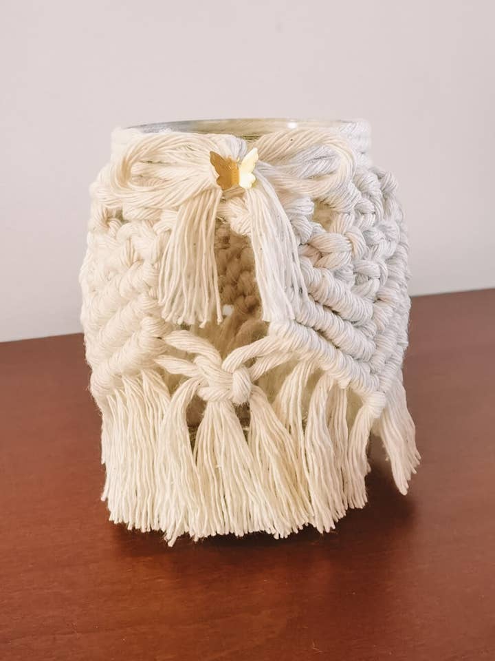 Lámpara Moon Light de macramé para venta al por mayor de Zaumi Loop