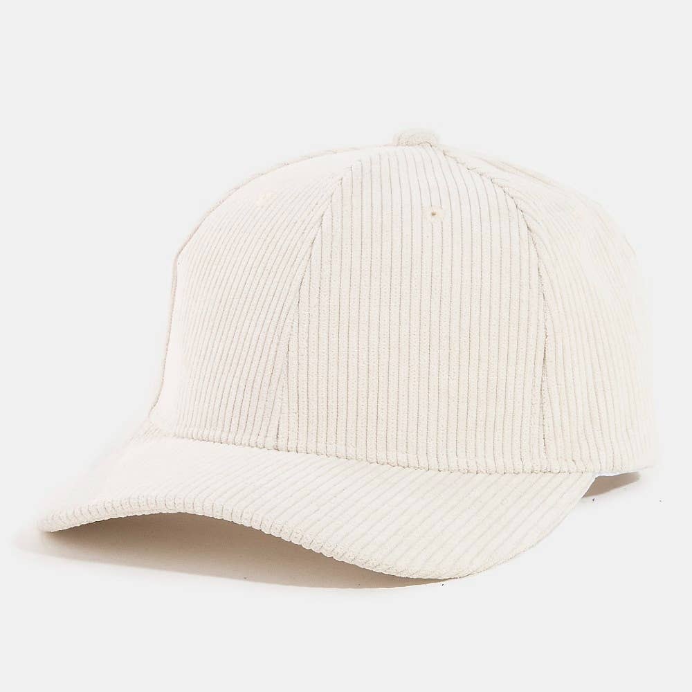 Collections by Fame Accessories - Wholesale Baseball Cap - Women's - Solid Tone Corduroy Trucker Hat2