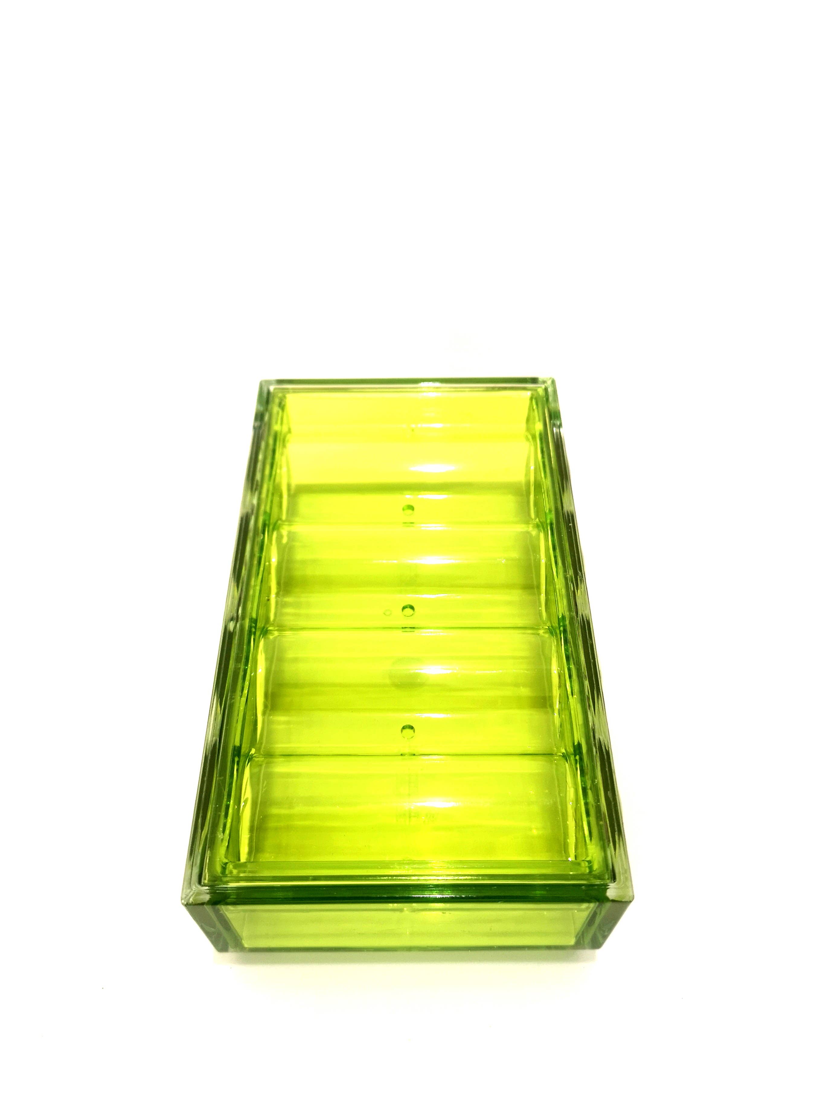 Savonnerie de la Cigogne - Venta al por mayor Platitos para jabón de baño - Jabonera color oliva con escurridor2