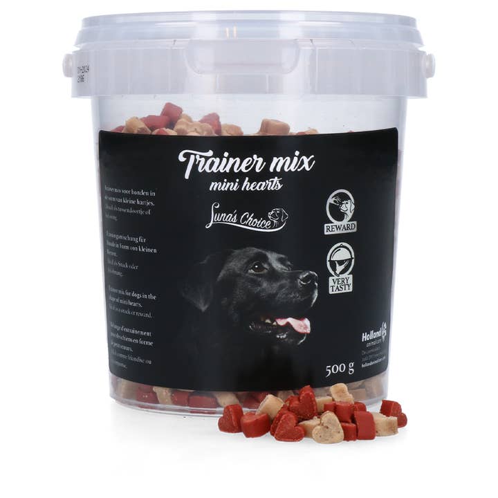 Hofman Animal Care - Wholesale Pet Treats - Dog - Luna's Choice Trainer Mix Hearts (small)