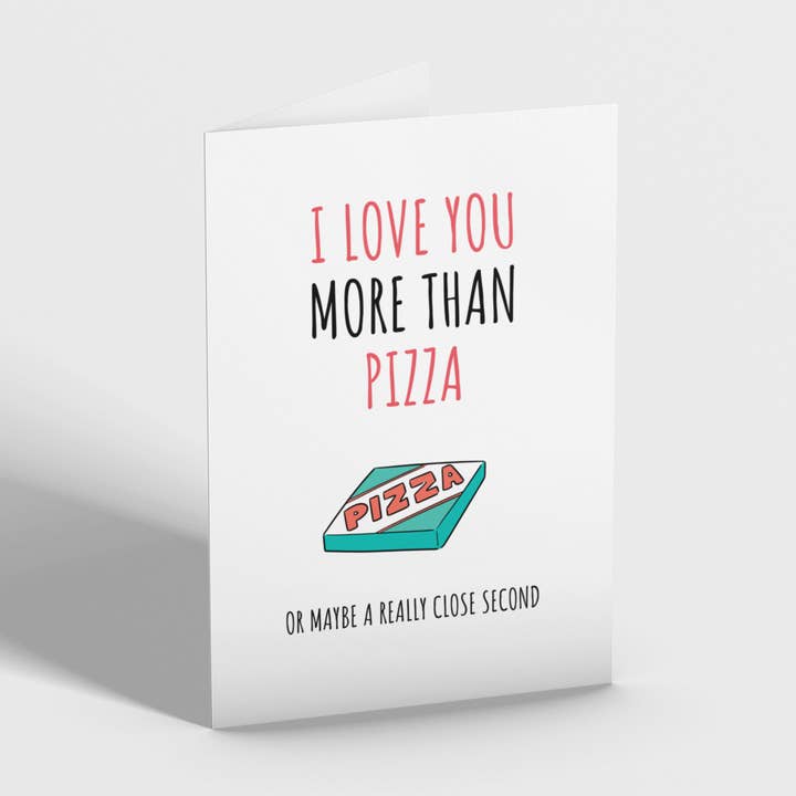 Love You Sarcastic Note Card for wholesale by Be Honest Co