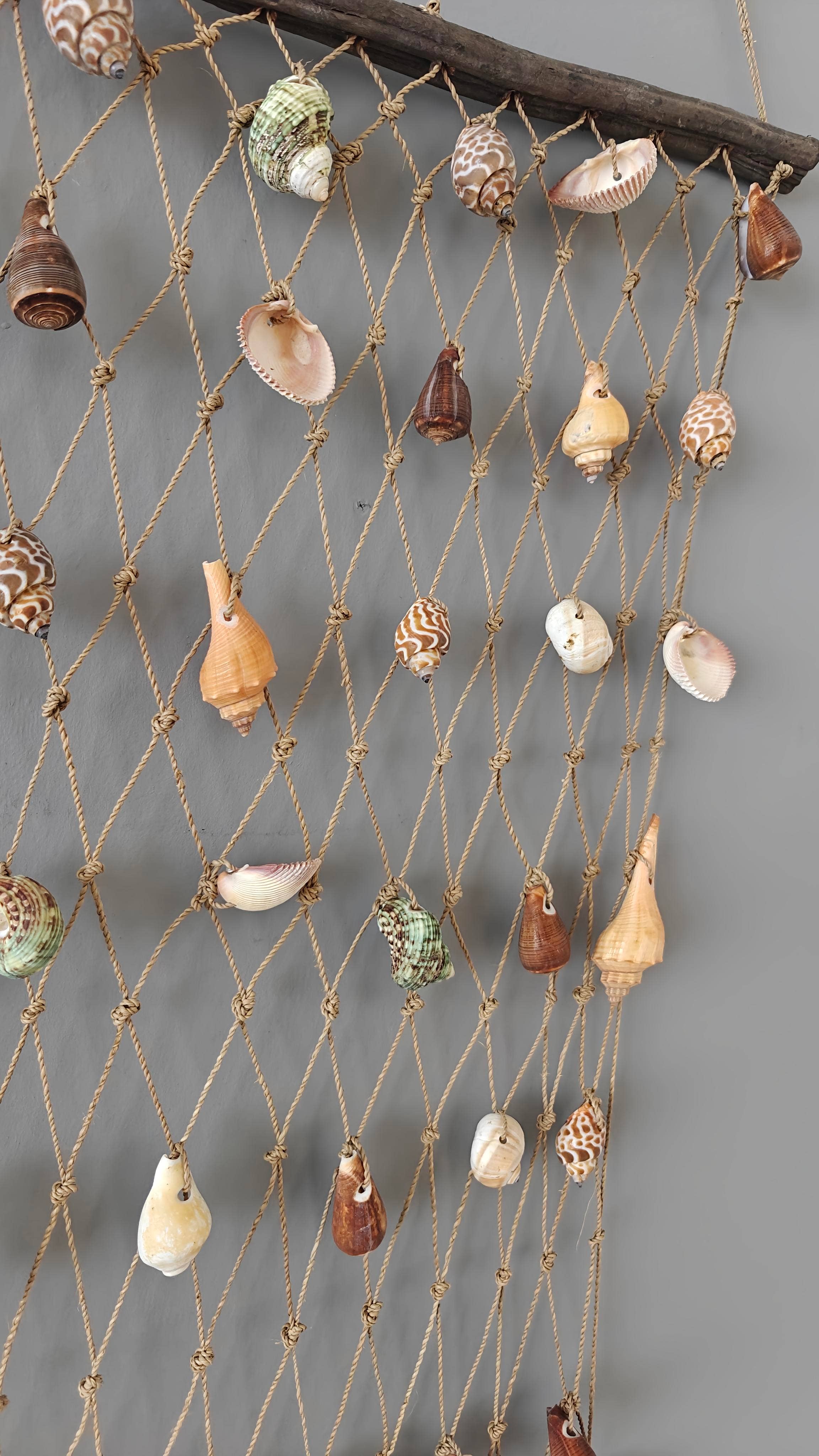 Product Import Holland – wholesale Wall Accent – Shells net Large - decoration - coast - beach - interior1