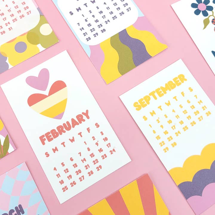 Lucky Dog Design Co. - Wholesale Calendar - Groovy Baby 2026 Desk Calendar5