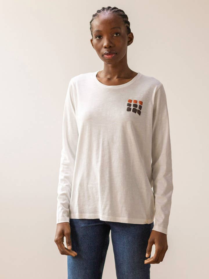 Checkered printed t-shirt with colors for wholesale by PAN Producto Básico