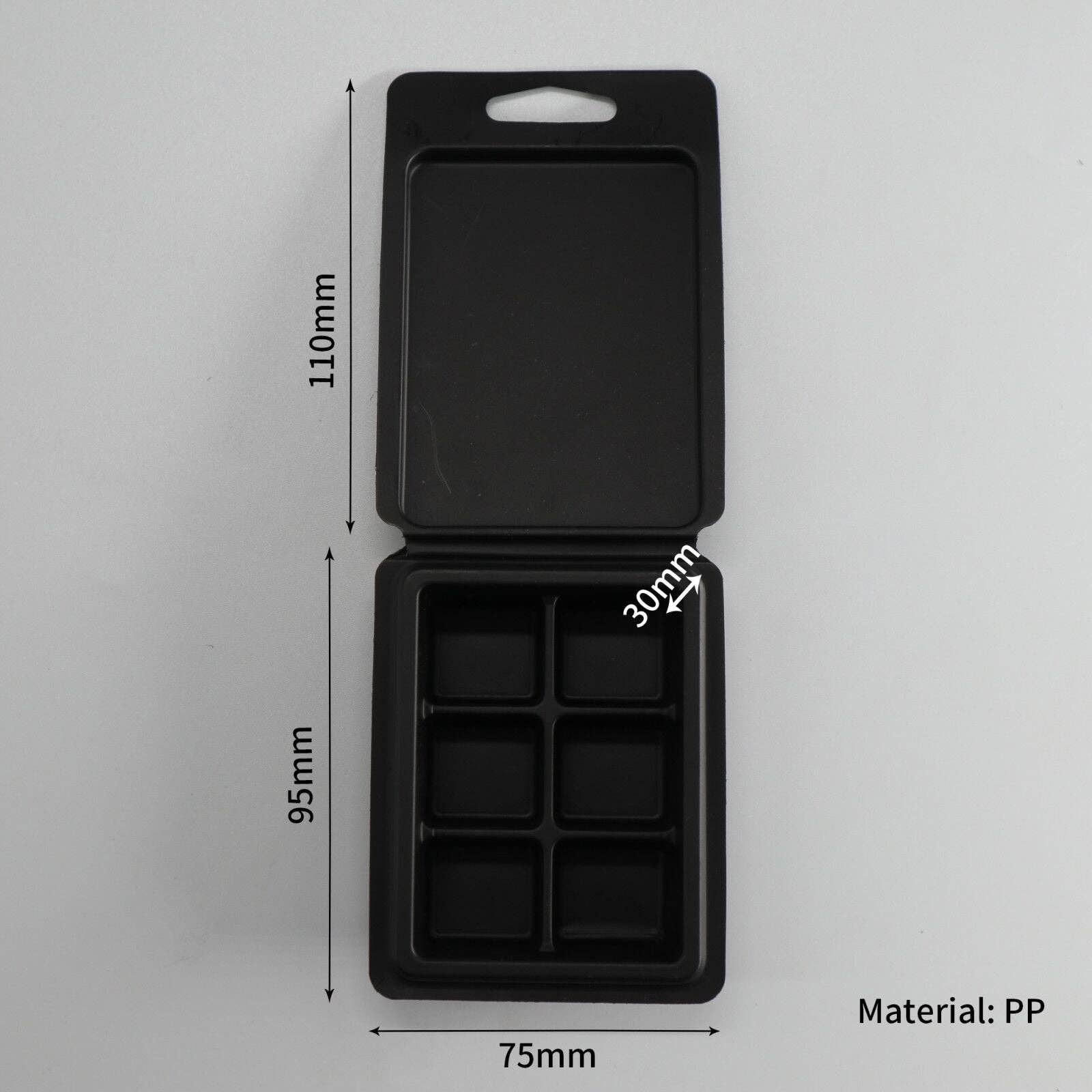 Starlight Wholesale LLC. - Wholesale Wax Melt - 6 Cavity Wax Melt Molds Clear Empty Plastic Candle Box Clamshells for Wax or Soap3