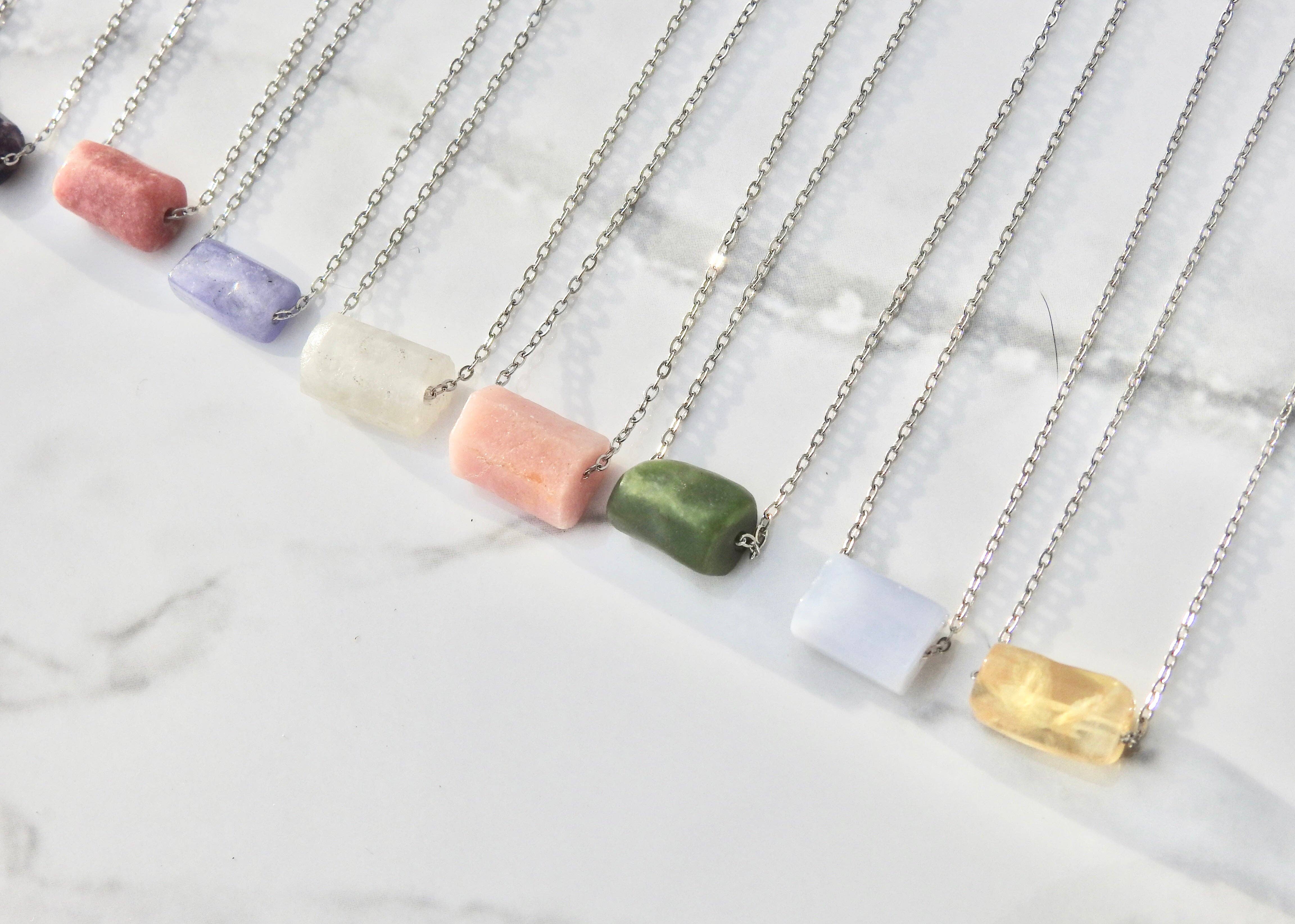 Mindful Intentions® - Wholesale Pendant/Charm Necklace - Jade Necklace- Stone of Luck and Harmony2