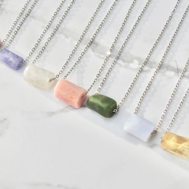 Mindful Intentions® - Wholesale Pendant/Charm Necklace - Jade Necklace- Stone of Luck and Harmony2