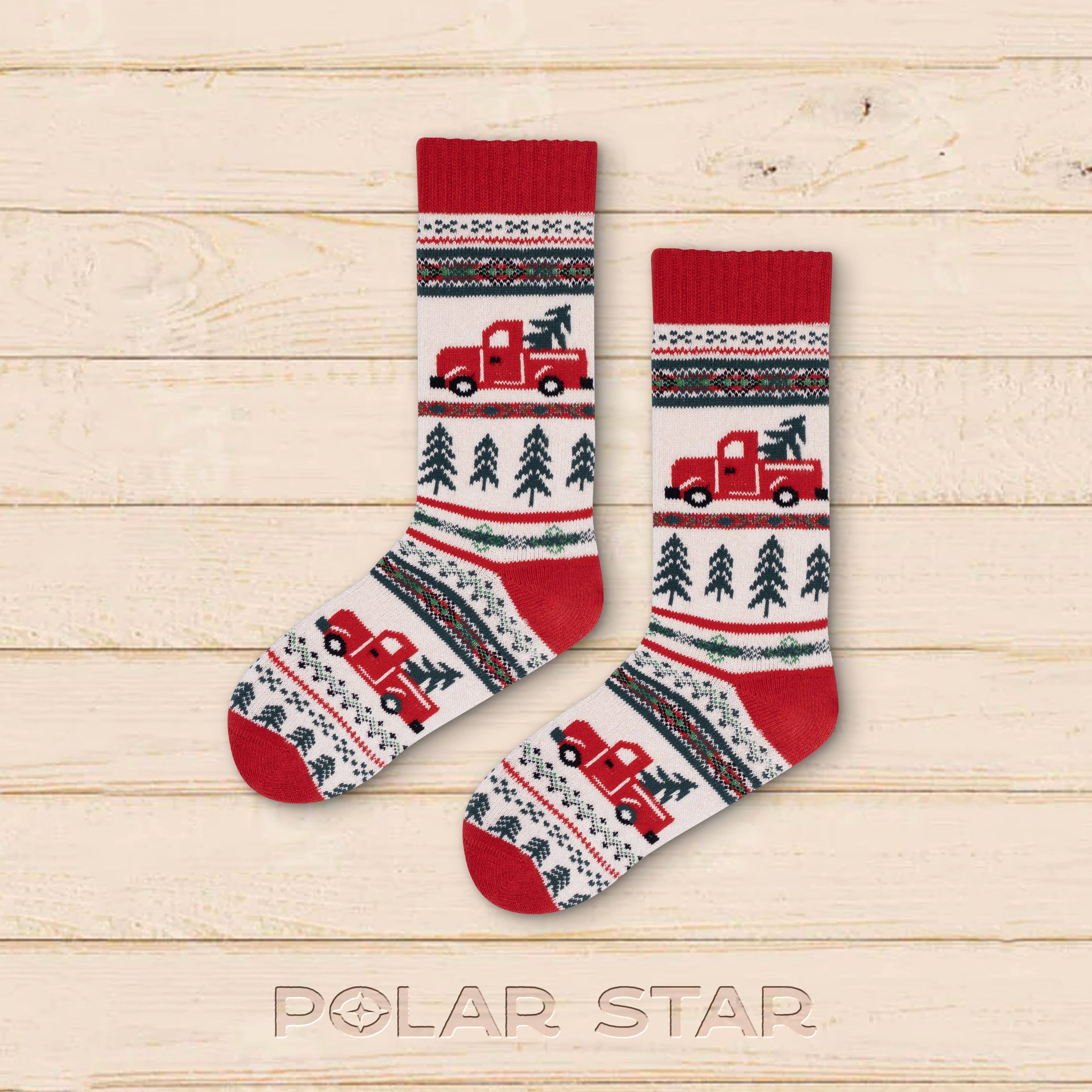 Polar Star - Wholesale Socks - Unisex - Truck Socks | Warm Socks | Christmas Socks | Woodland Socks4