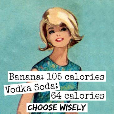 Raven's Rest Studio - Wholesale Magnet - Fridge Magnet. Banana: 105 Calories...