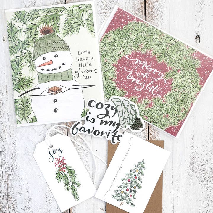 The Painted Pen - Wholesale Christmas Card - Holiday Themed Christmas Card Starter Pack2