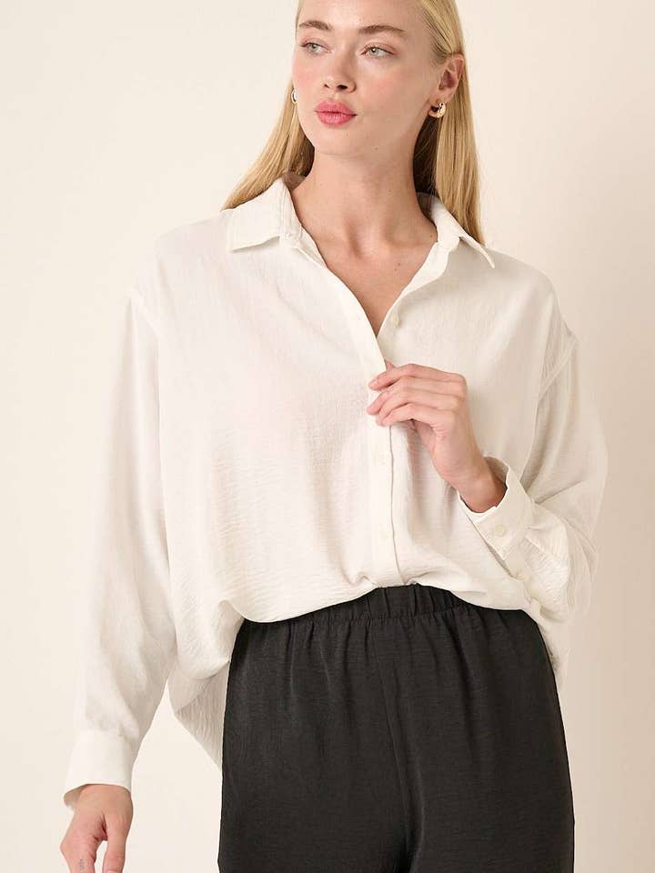 mittoshop - Wholesale Button Down Shirt - Women's - AIRFLOW BUTTON DOWN LONG SLEEVE SHIRT14