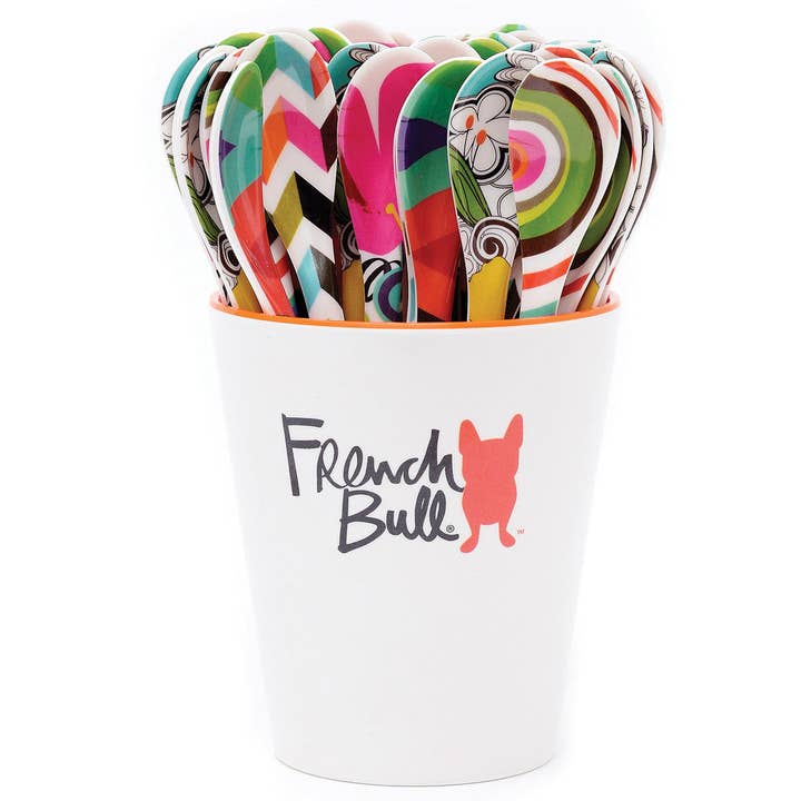 French Bull - Wholesale Table Spoon (Cutlery) - Dessert Spoon Assortment with Vessel - 50 Units