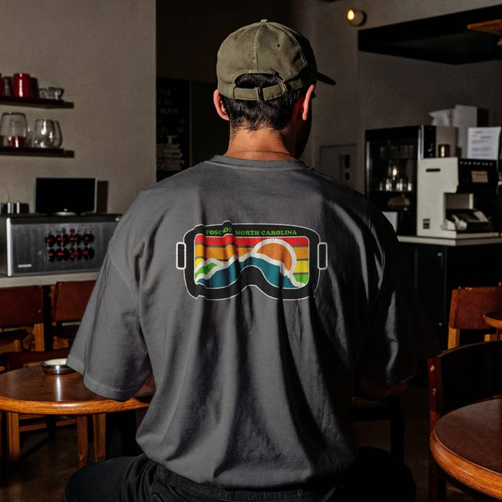 The Ski Tee: Foscoe NC for wholesale by Cardinal Souvenirs