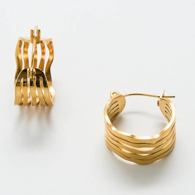 Admiral Row Jewelry - Wholesale Hoop Earrings - Cut-Out Hoop Earrings -Spring 2026, Easter0