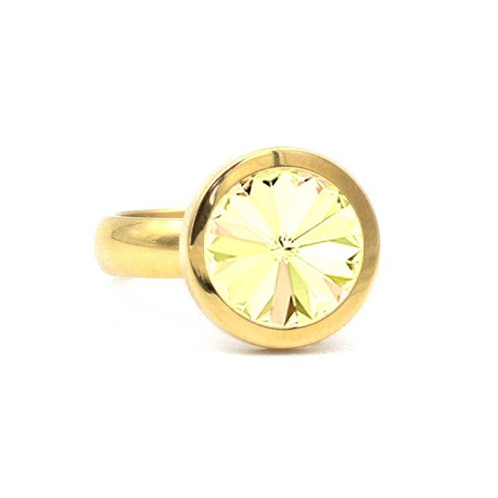 Sergio Engel jewellery - Wholesale Single Stone/Solitaire Ring - Pad Systems 01 - Kristallpad37