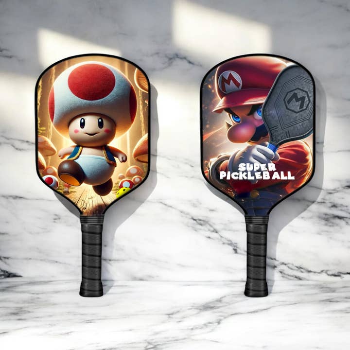 Toad - Mario Brothers - Pickleball Paddle for wholesale by The Mad Pickler