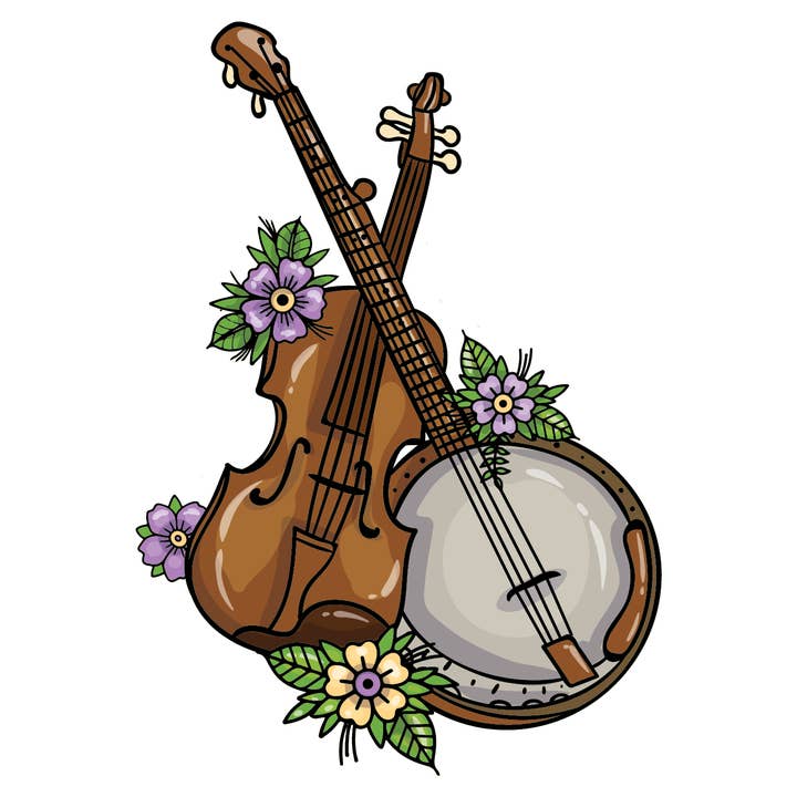 Mountain Music - Sticker for wholesale by The West Virginia Company