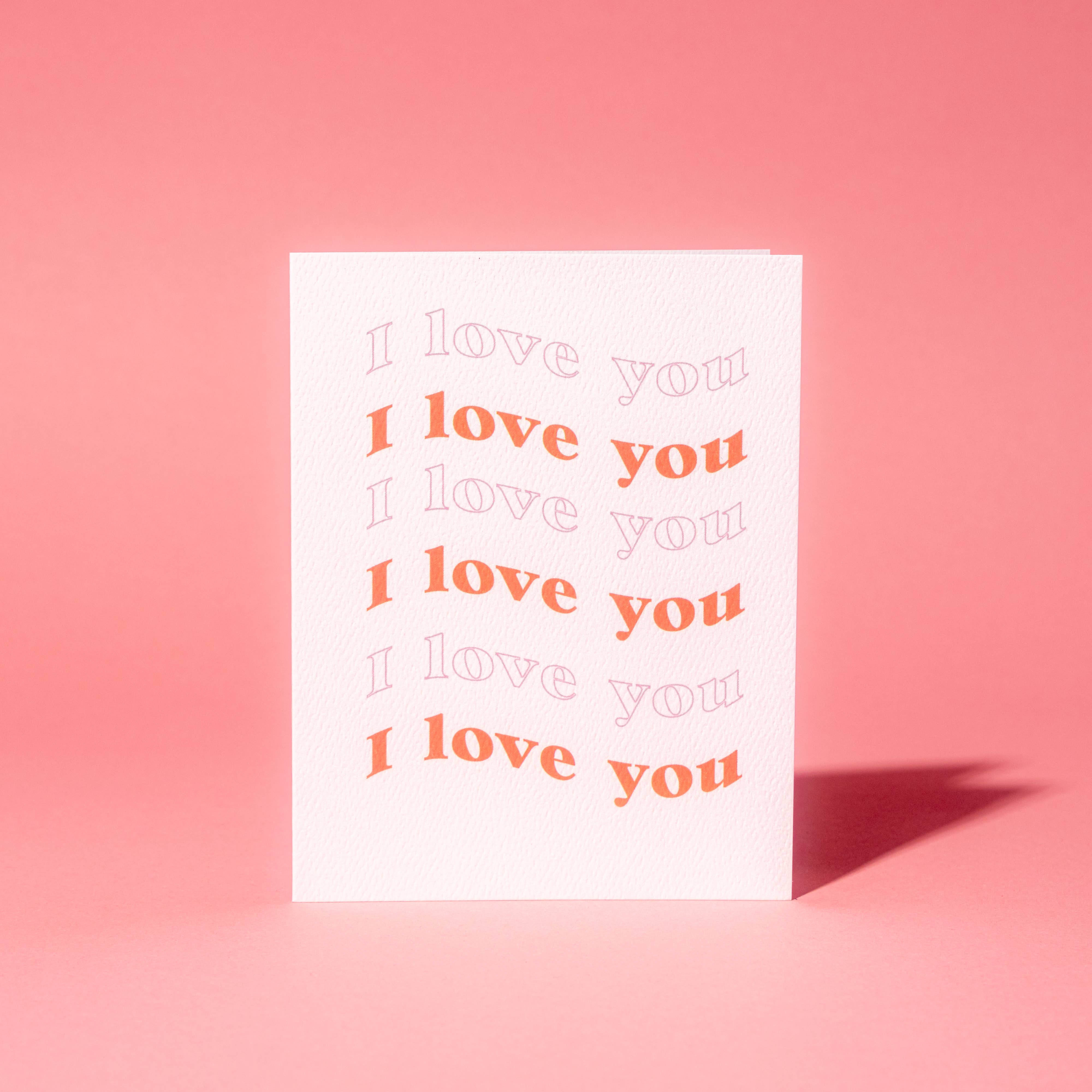 Illustrating Amy - Vente Cartes de déclaration d'amour - Carte de texte Je t'aime2