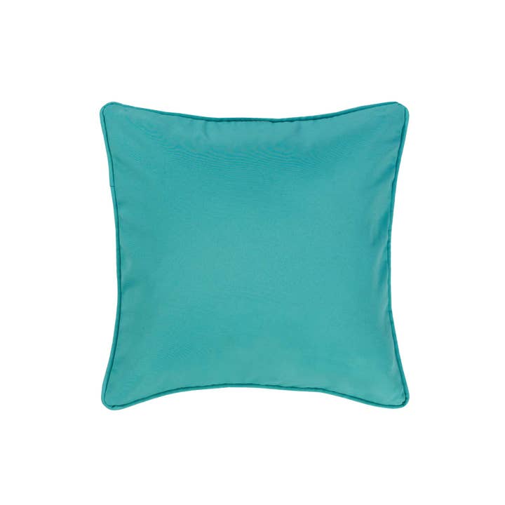 In the Sea Square Pillow - Solid Blue for wholesale by Thomasville at Home