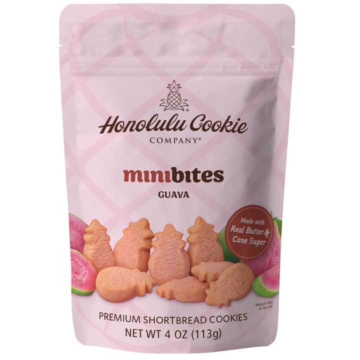Honolulu Cookie Company - Wholesale Cookie - Guava Shortbread Cookies 4oz