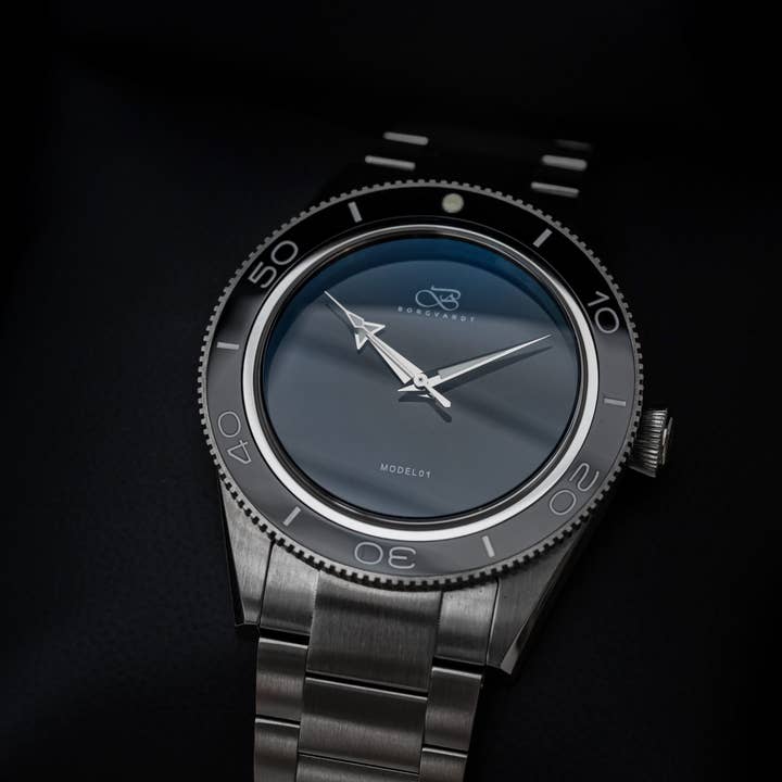 Borgvardt - Wholesale Wrist Watch - Men's - Borgvardt Model 01 Ultrablack4