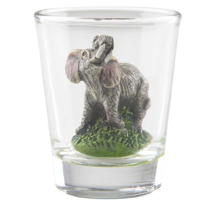 Juguetes infantiles ELEFANT DECORATIVE SHOT GLASS LLB para venta al por mayor de La Luna Bella - Toys