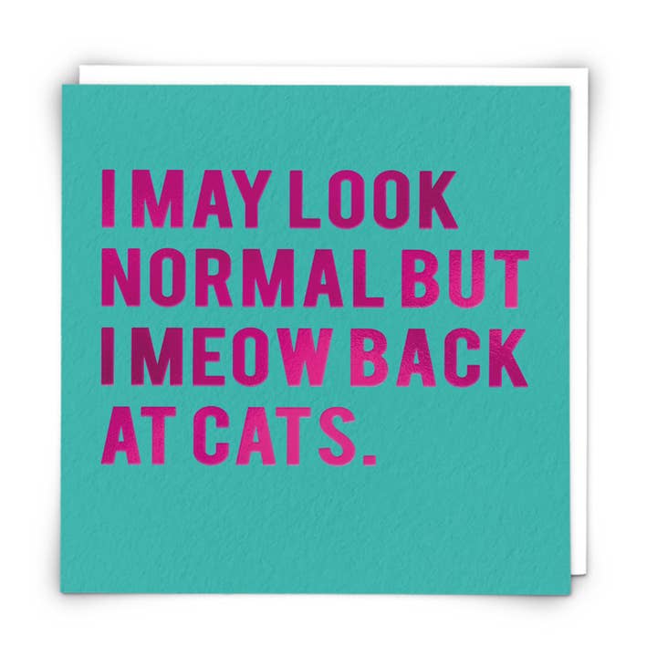 Tarjeta de Felicitación Maullido para venta al por mayor de Redback Cards UK