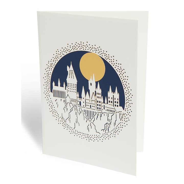Insight Editions - #1 Pop Culture Publisher - Wholesale Everyday Greeting Card - Harry Potter: Hogwarts Laser Die-Cut Card1