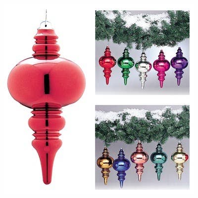 Studio Specialties - Vendita all'ingrosso Decorazione - FINIAL 7" VERDE LUCIDO0