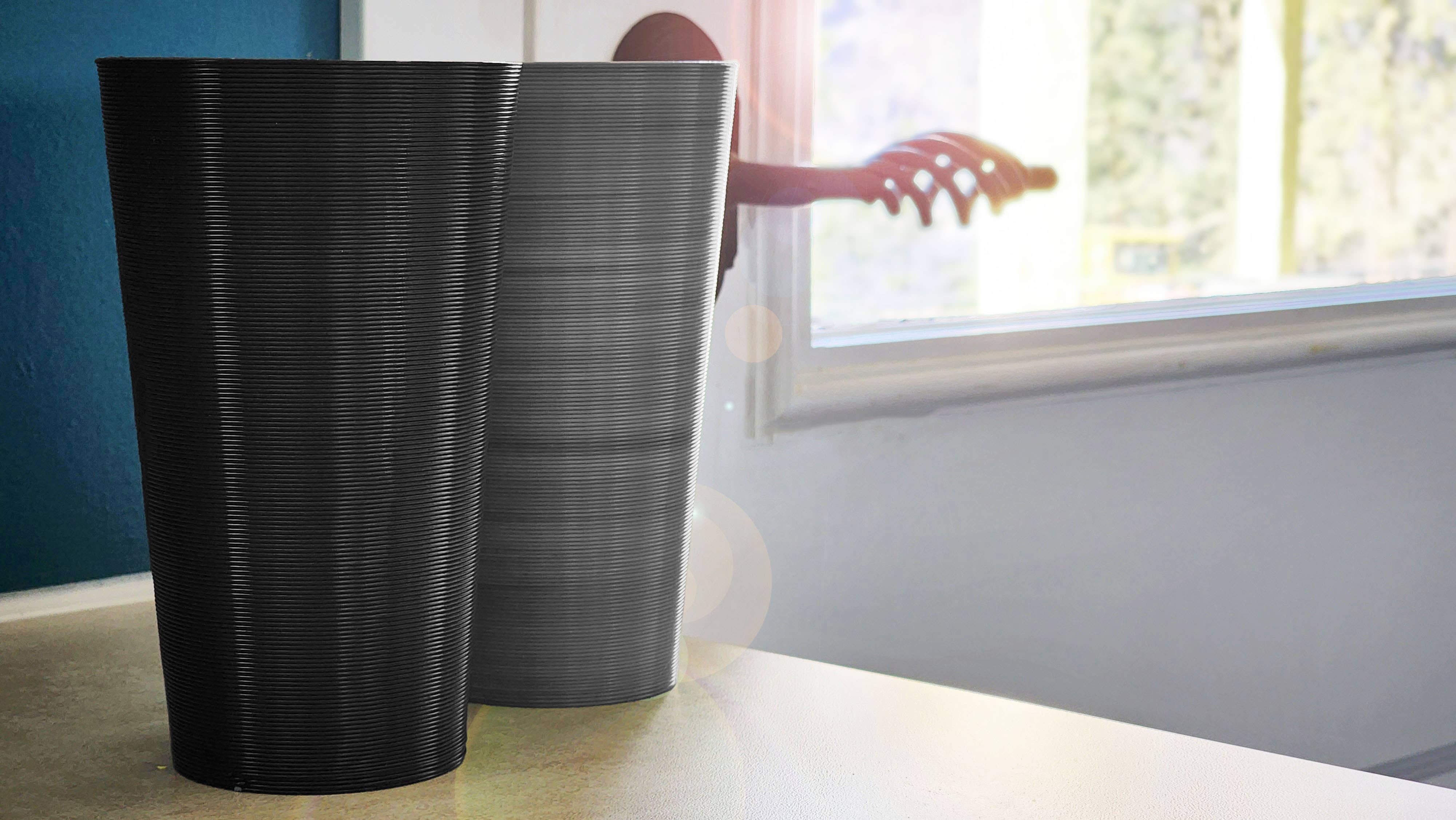 The Rogerie - Venta al por mayor Vaso/copa - [VASO] Vidrio de patio con infusión de carbono1