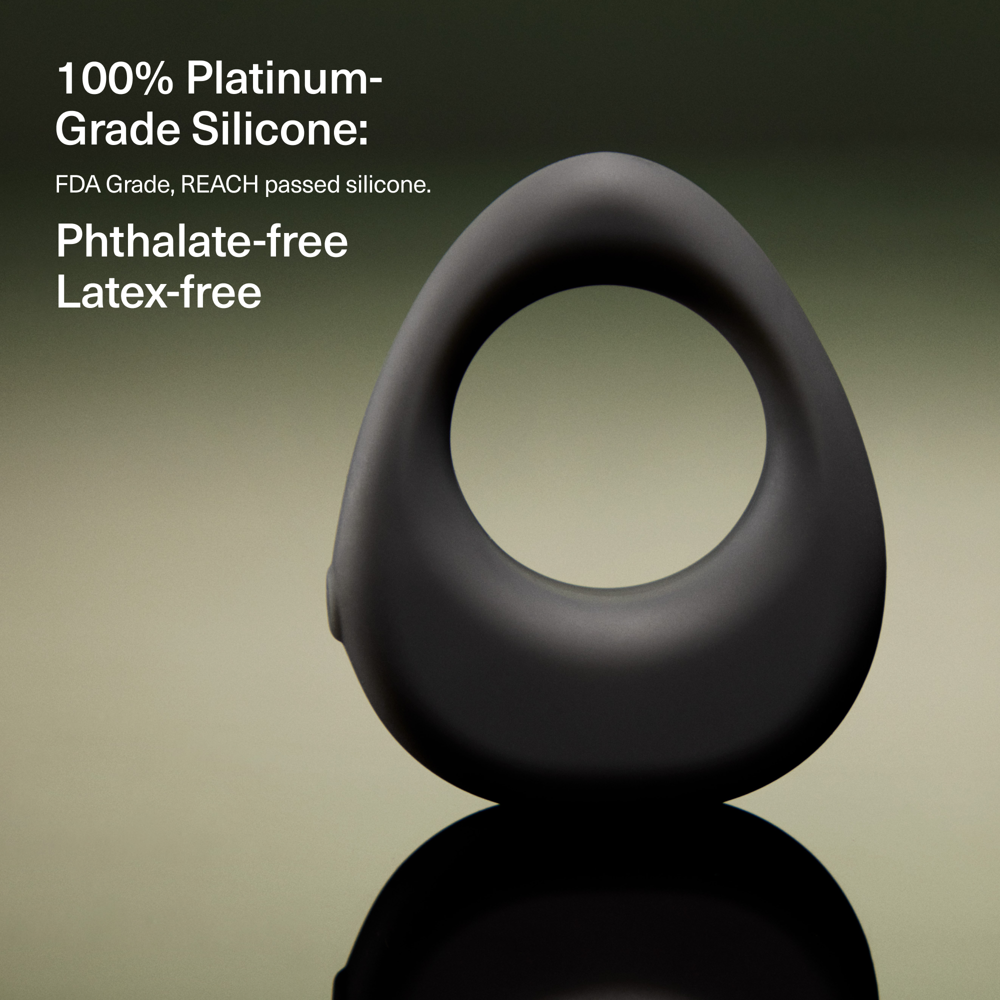 maude - Vente Sex toys - band, charcoal - anneau vibrant4