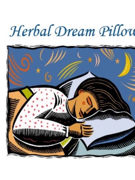 SACHET Oreiller de Rêve aux Herbes Bio pour un Rêve Créatif pour la vente par Deep Breath Designs, LLC