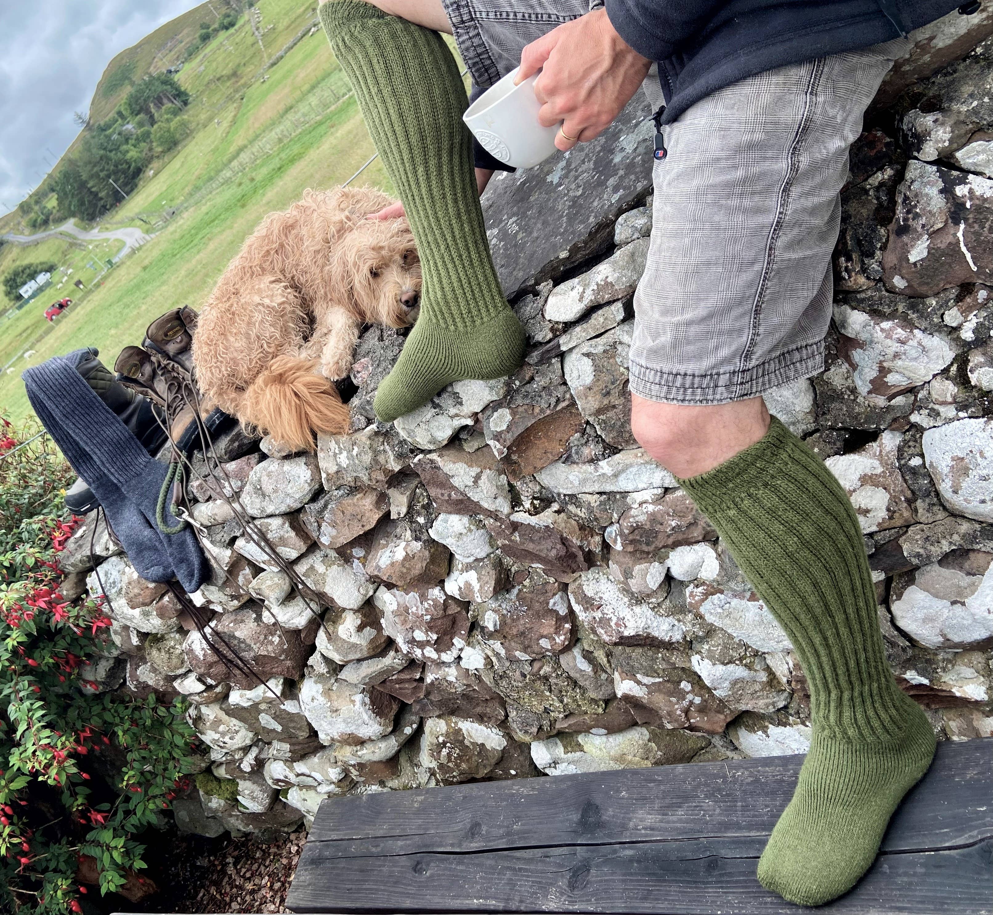 Samantha Holmes Alpaca Clothing and Gifts – wholesale Socks – Men's – Men's Country Alpaca Knee Socks2
