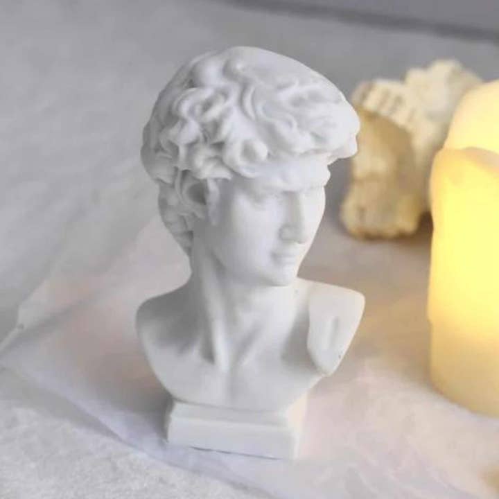 Magnifique Hearts – Engroshandel Pyntefigur – David græsk miniature buste 1:12 forholdet hjem kontor indretning gave0